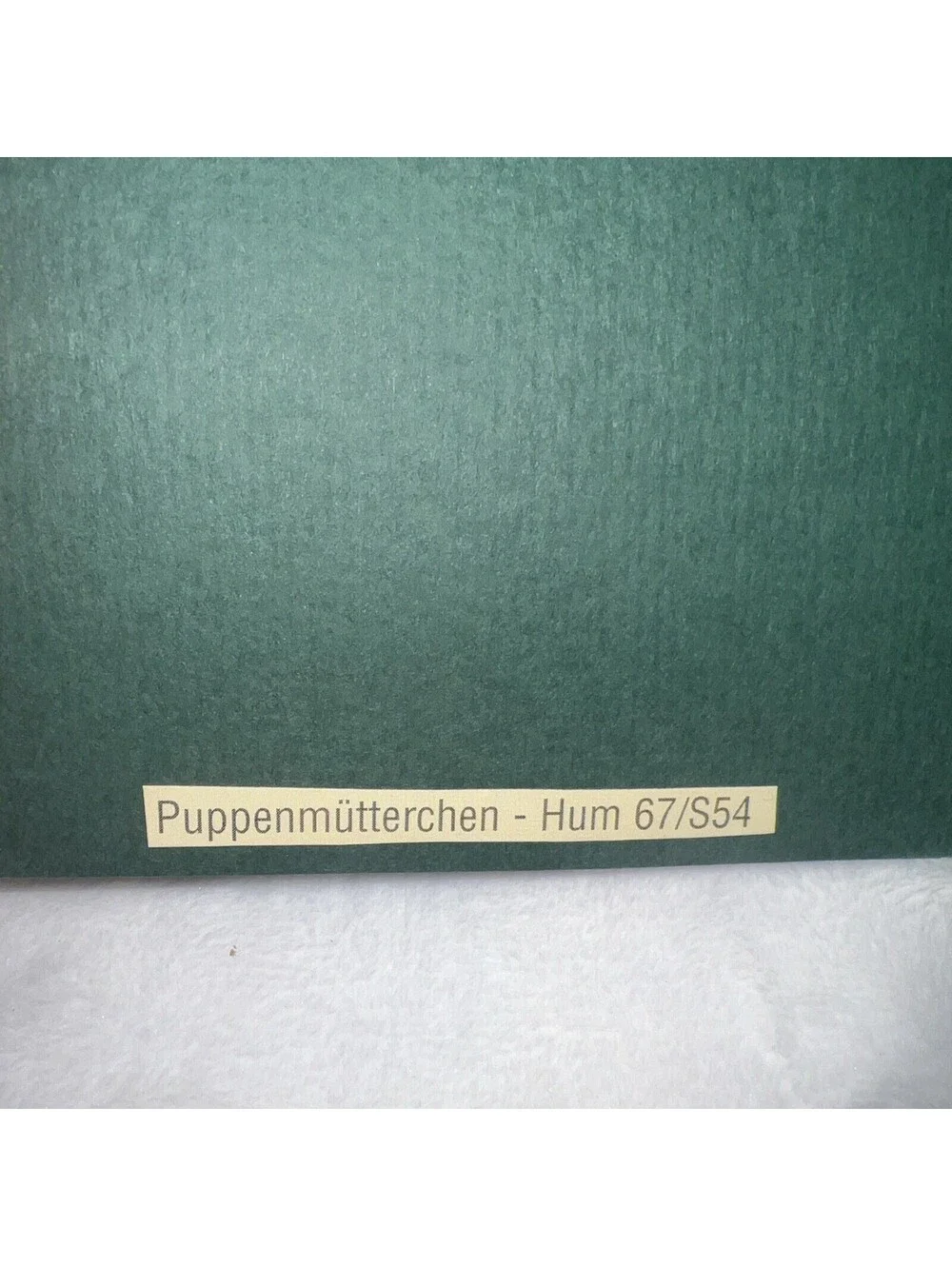 Set If 5 Hummel Raised 3D Cards